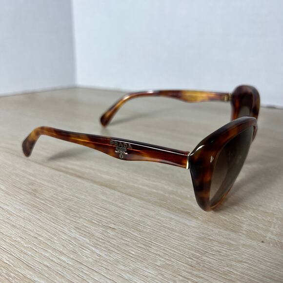 Prada SPR21N 4BW-6S1 Sunglasses Tortoise Shell READ DESC 58-16-135 Italy main image 12